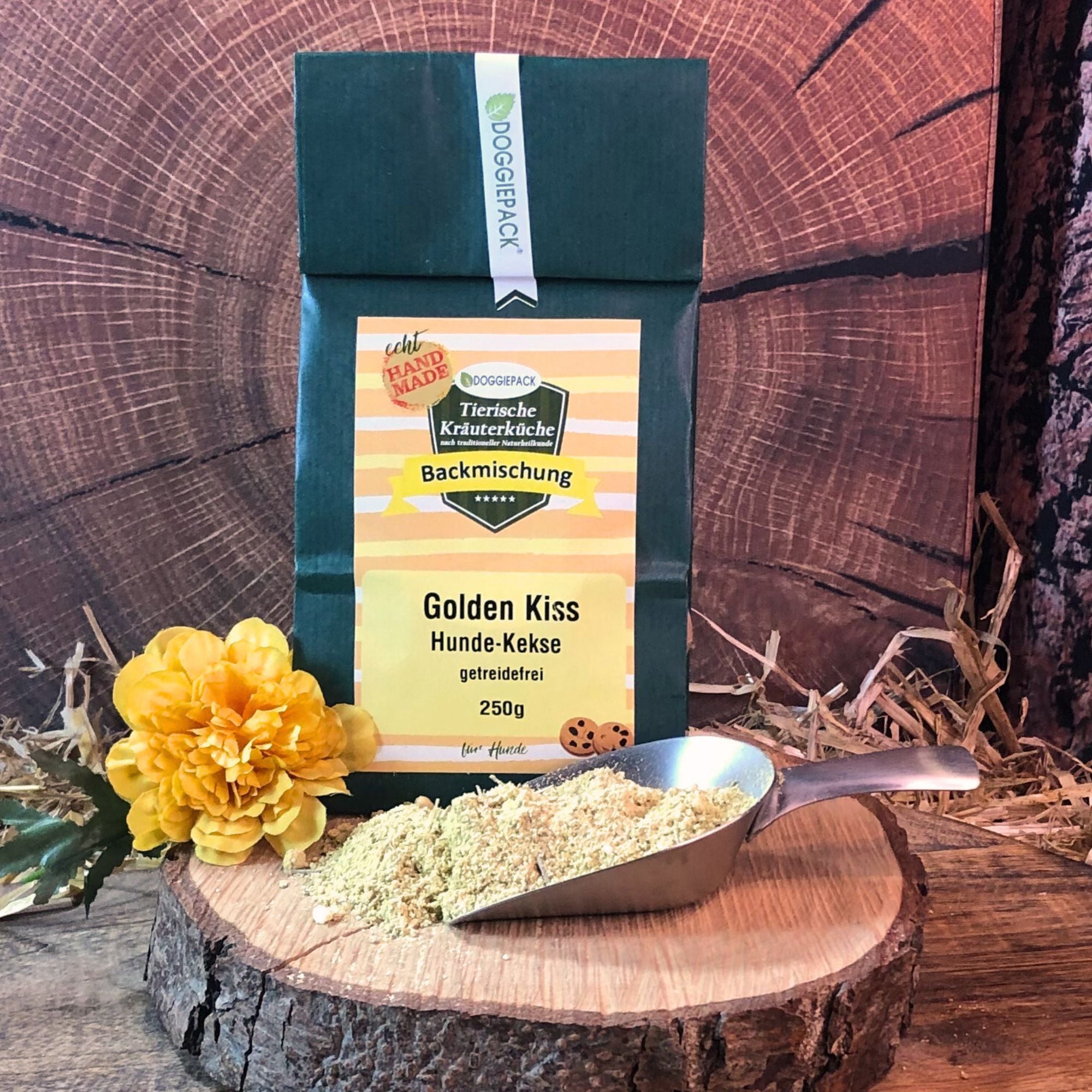 Backmischung Hundekekse Golden Kiss