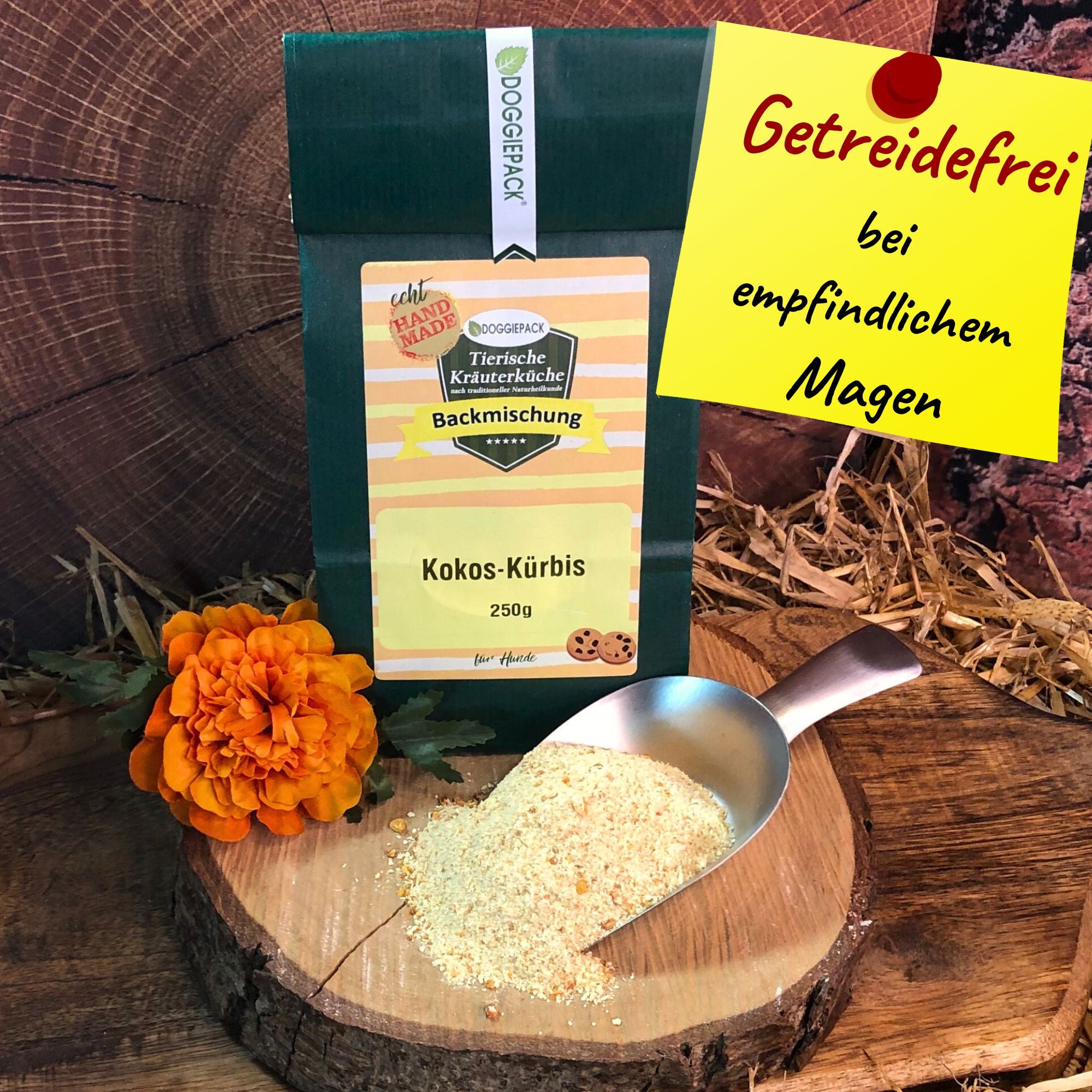 Backmischung Hundekekse Kokos-Kürbis