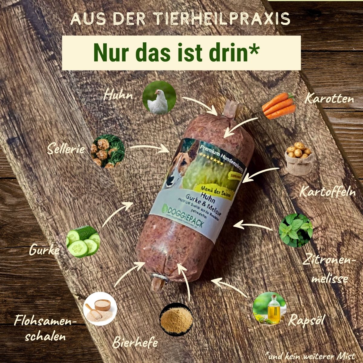 Huhn Gurke-Melisse