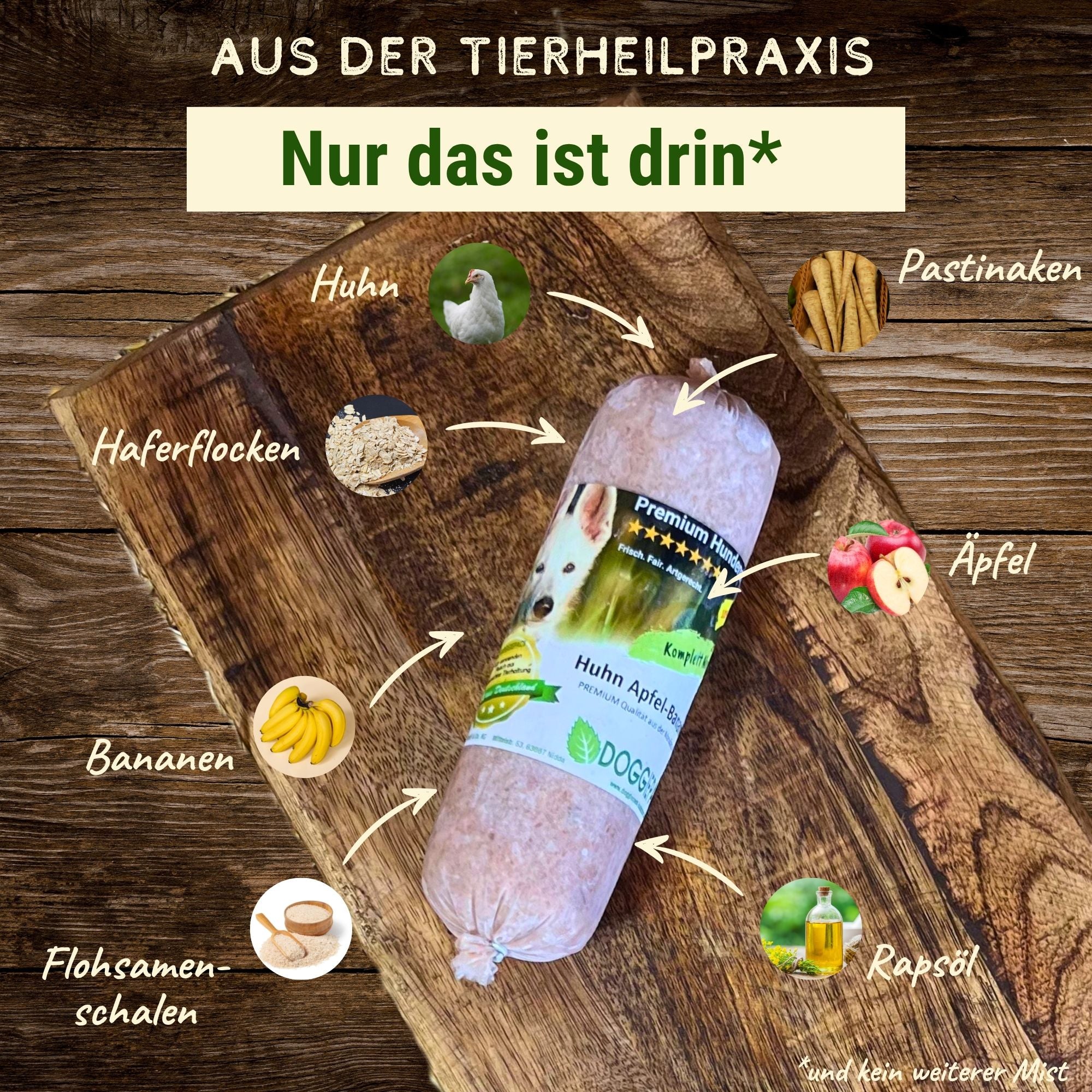 Huhn mit Apfel-Banane