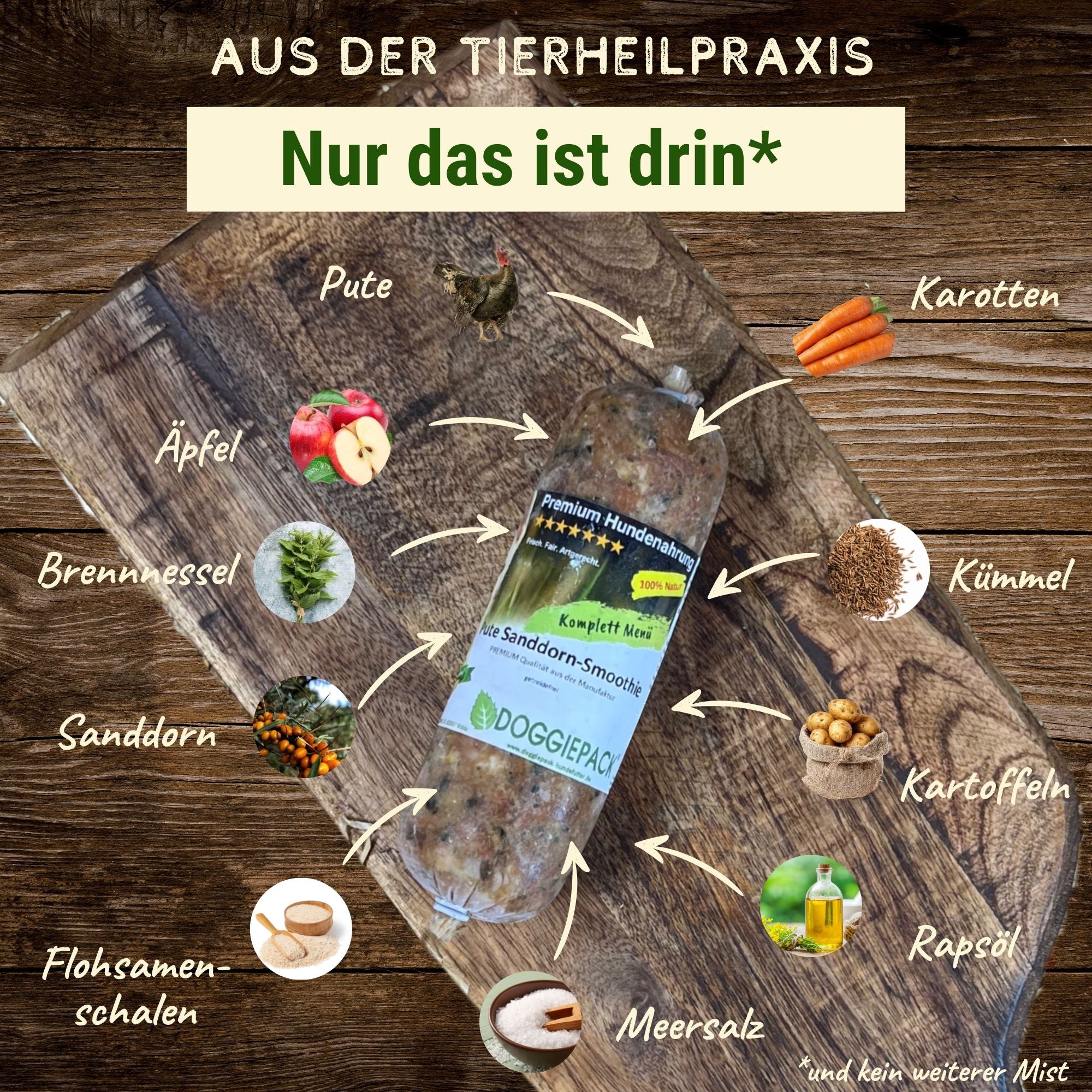 Pute Sanddorn-Smoothie