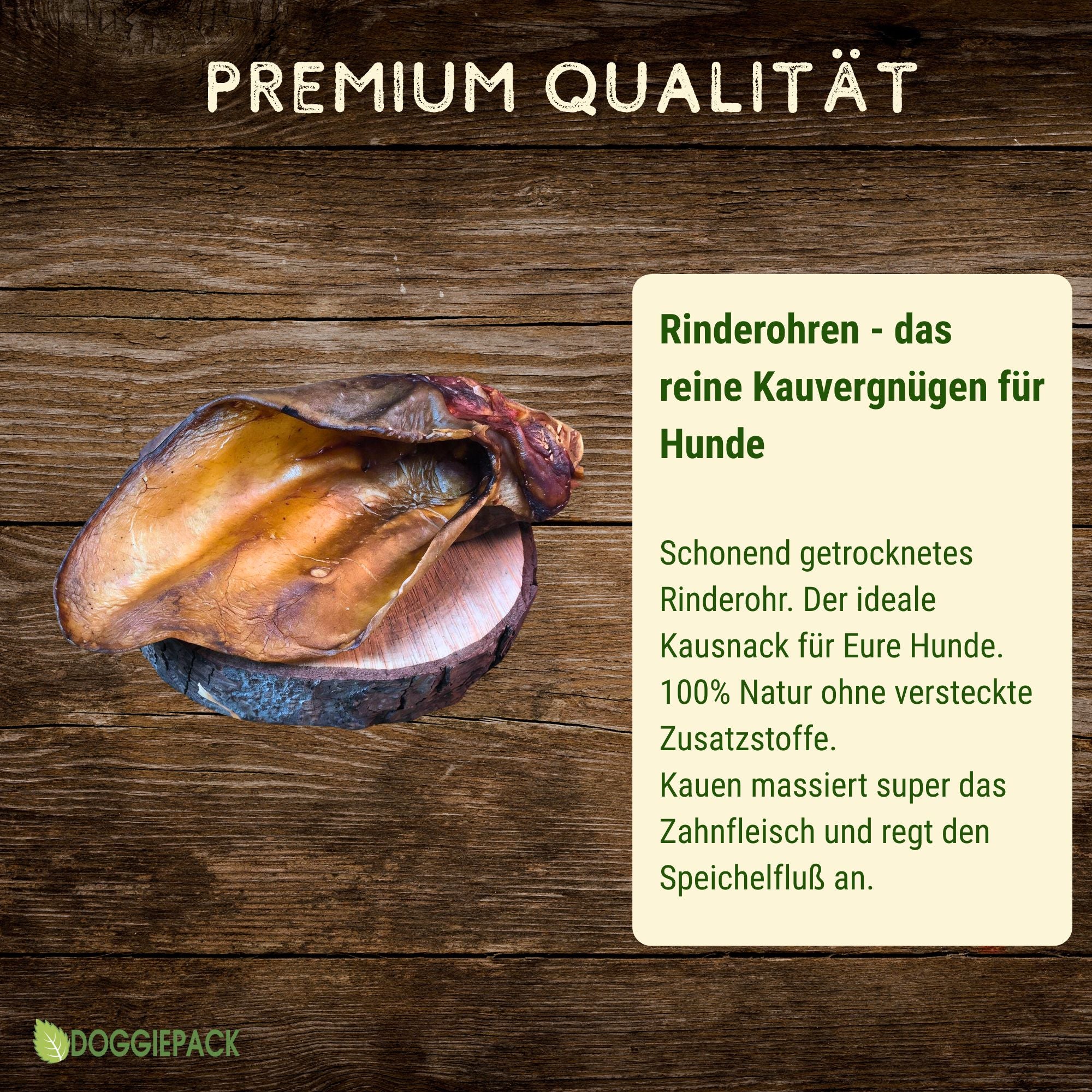 Rinderohr natur