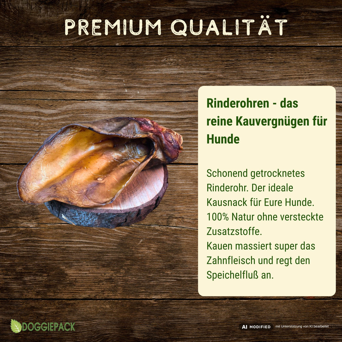 Rinderohr natur