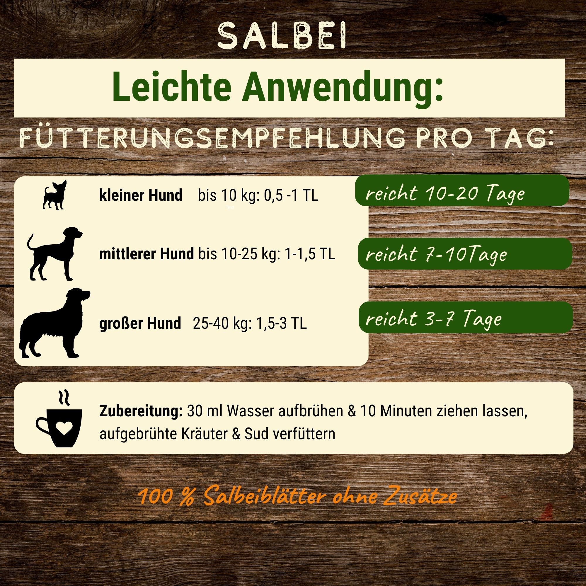 Salbei 50g gemahlen