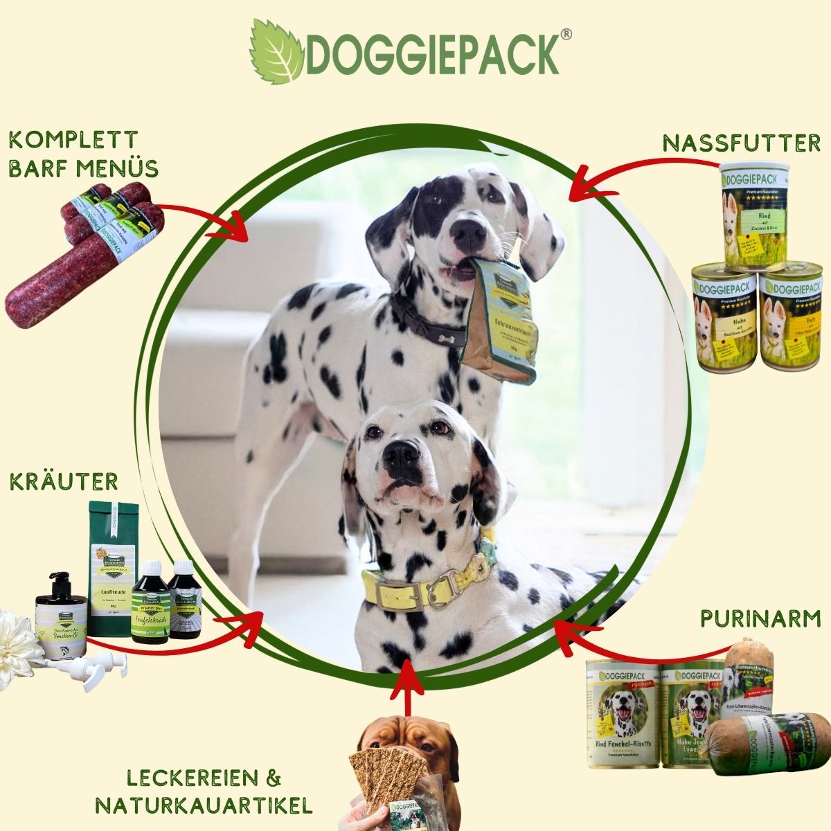 Probierpaket Purinarmes Hundefutter
