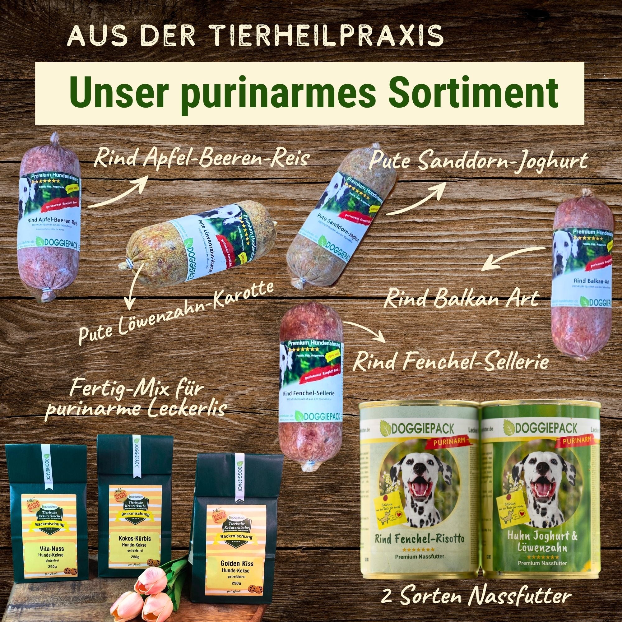 Probierpaket Purinarmes Hundefutter