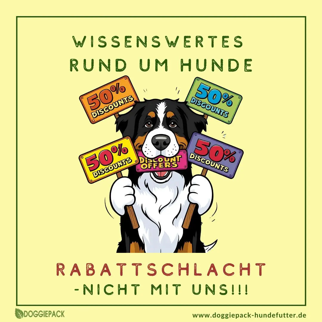Rabattschlacht beim Hundefutter – nicht mit uns!!!