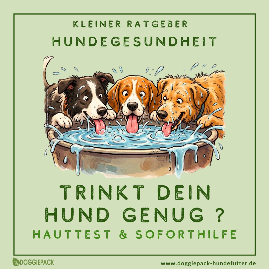 Trinkt Dein Hund genug? Test & Soforthilfe-Tipps