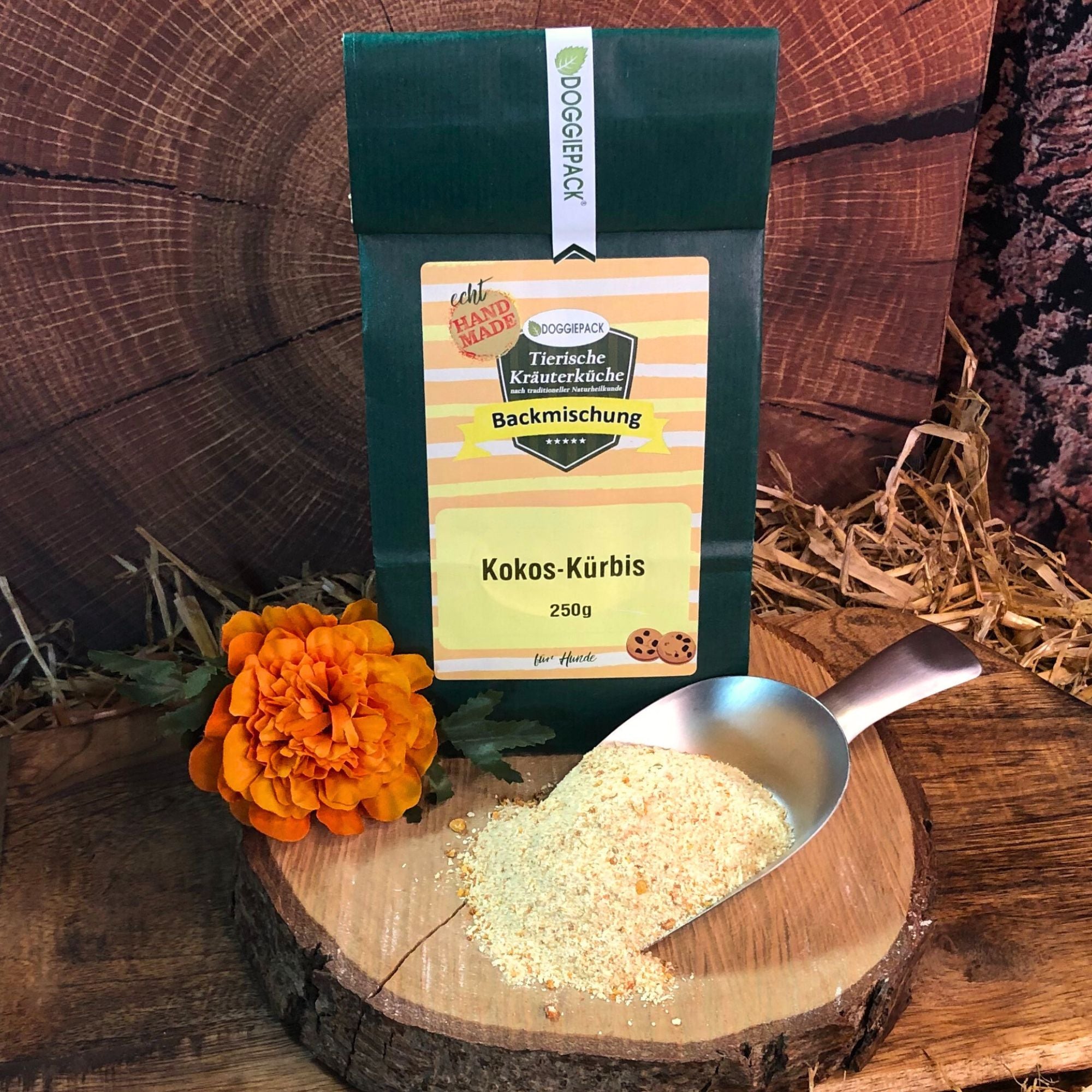 Backmischung Hundekekse Kokos-Kürbis