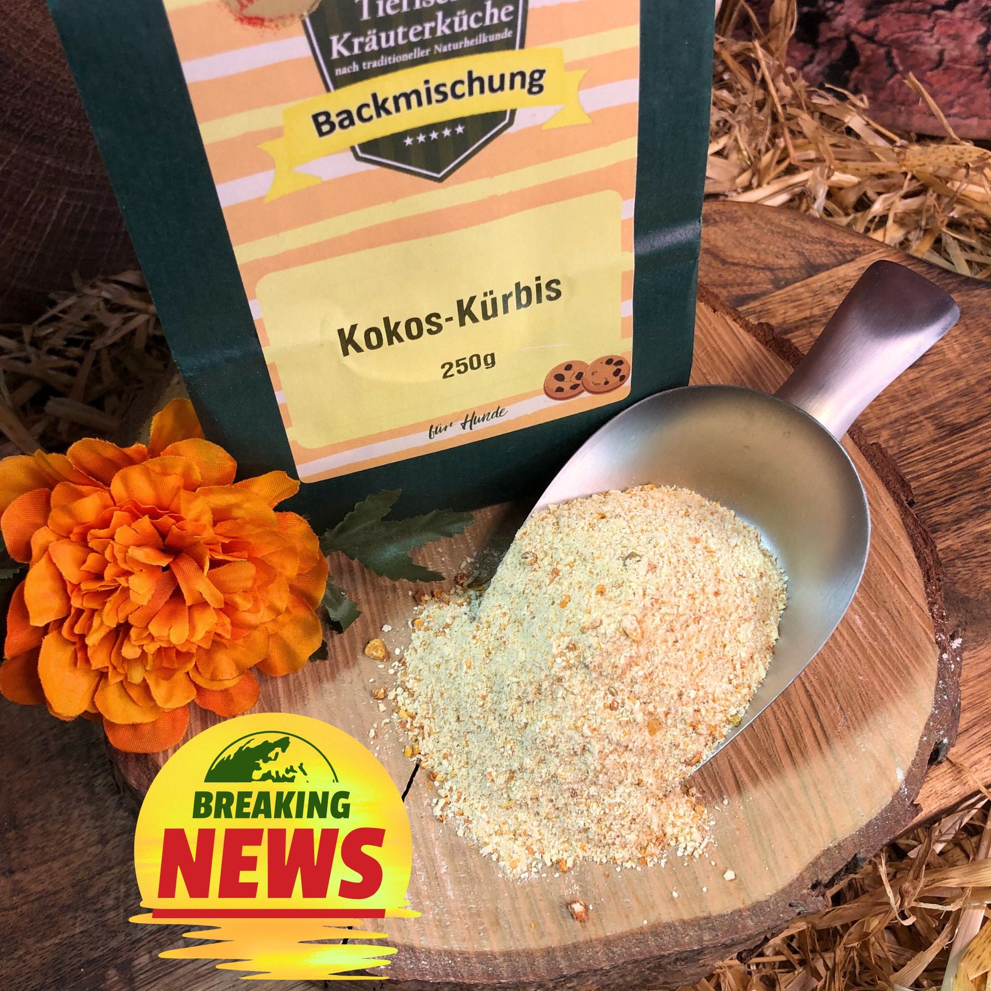 Backmischung Hundekekse Kokos-Kürbis