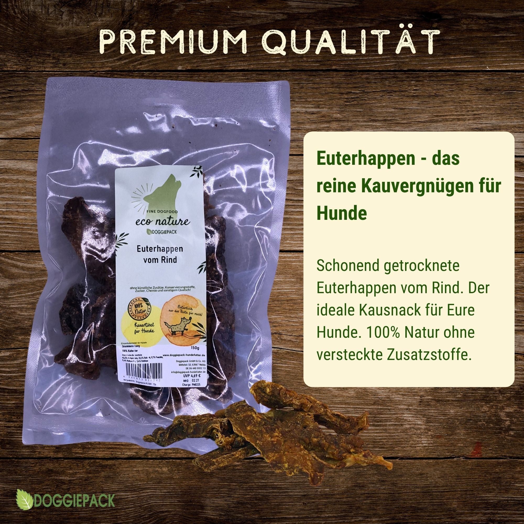Euterhappen vom Rind 150g