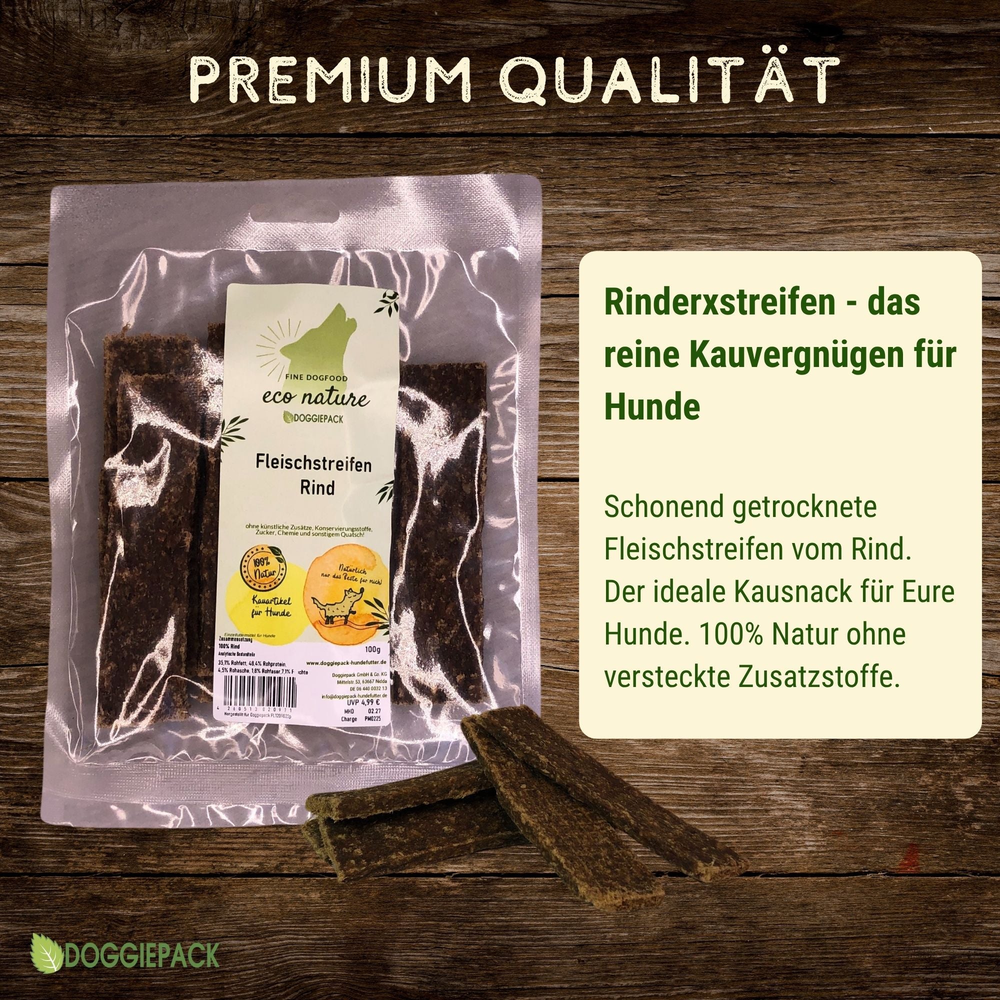 Fleischstreifen Rind