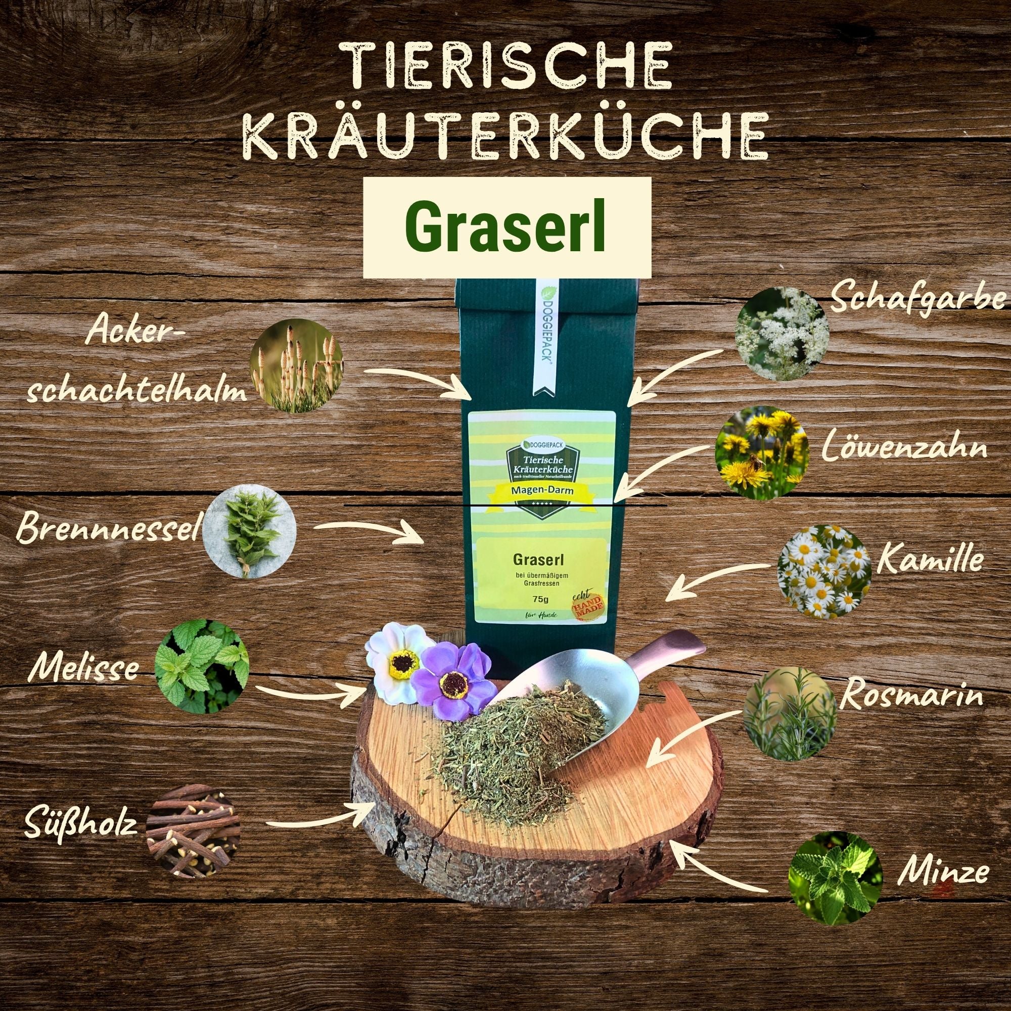 Graserl Kräuter - für grasfressende Hunde