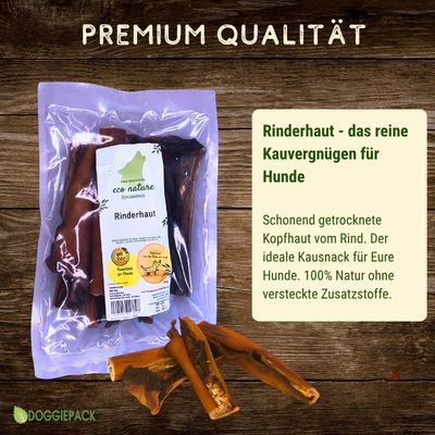 Rinderhaut natur - neue Verpackung