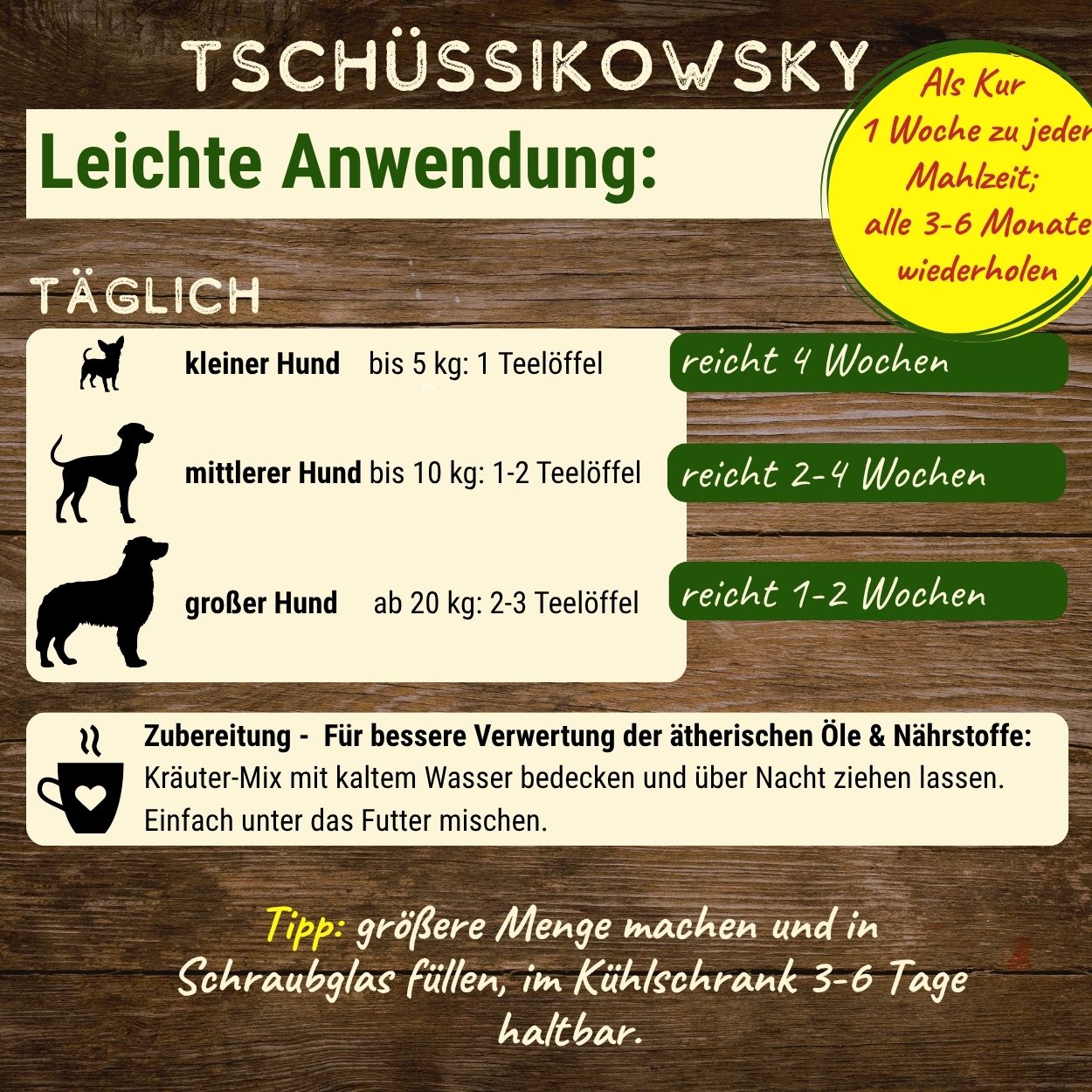 Tschüssikowsky Kräuter-Mix