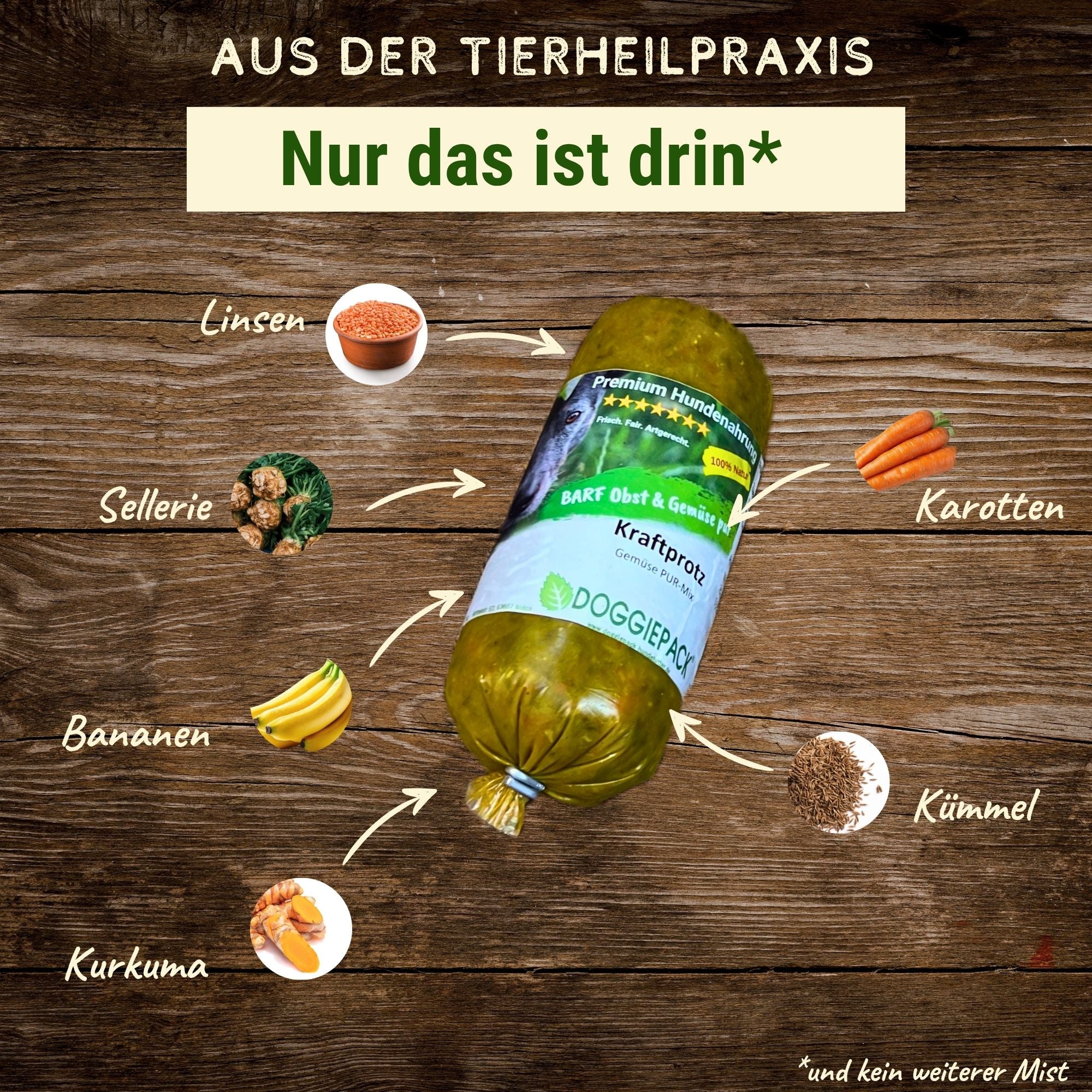Kraftprotz mit Kurkuma - Barf Basis