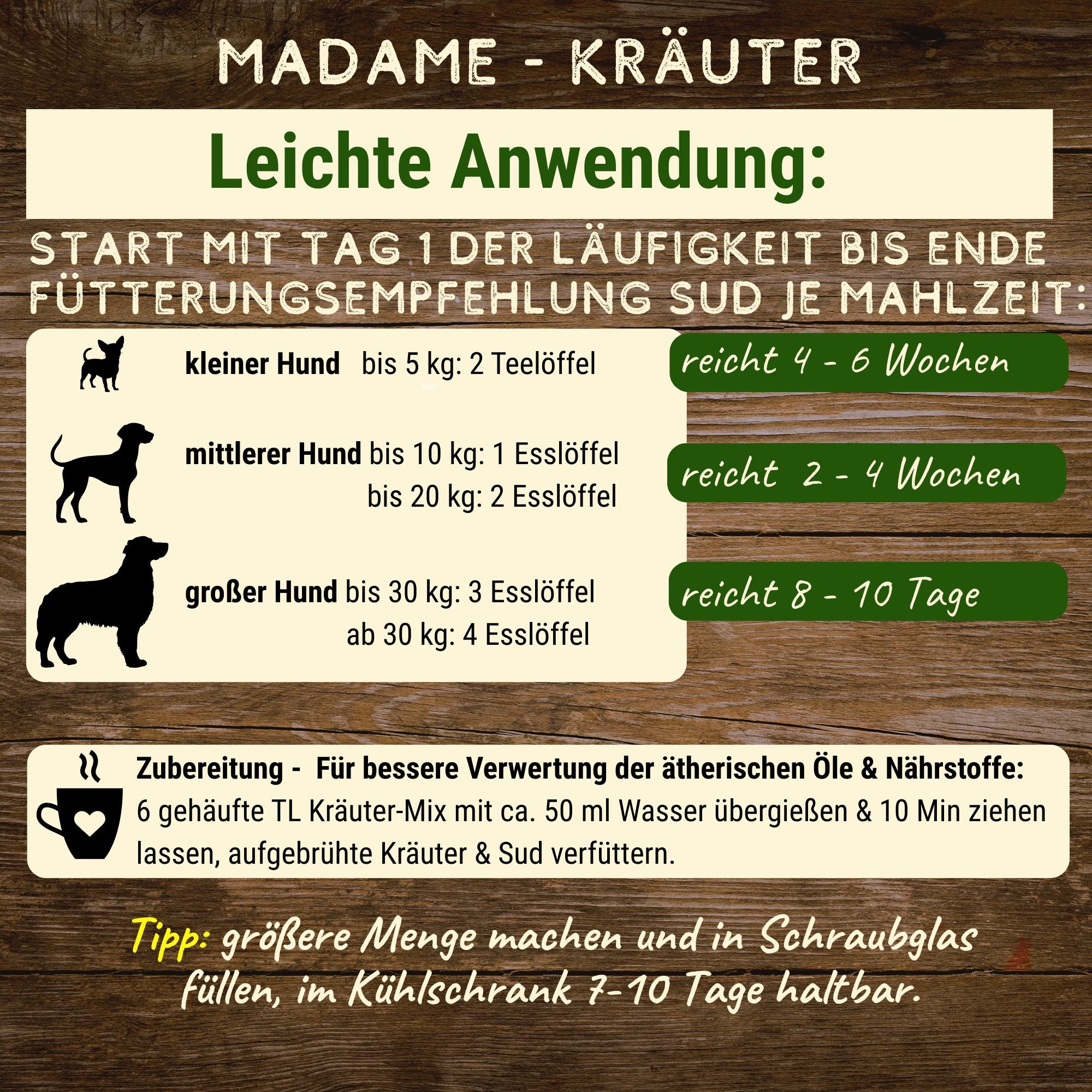 Madame- Kräutermix für heiße Zeiten