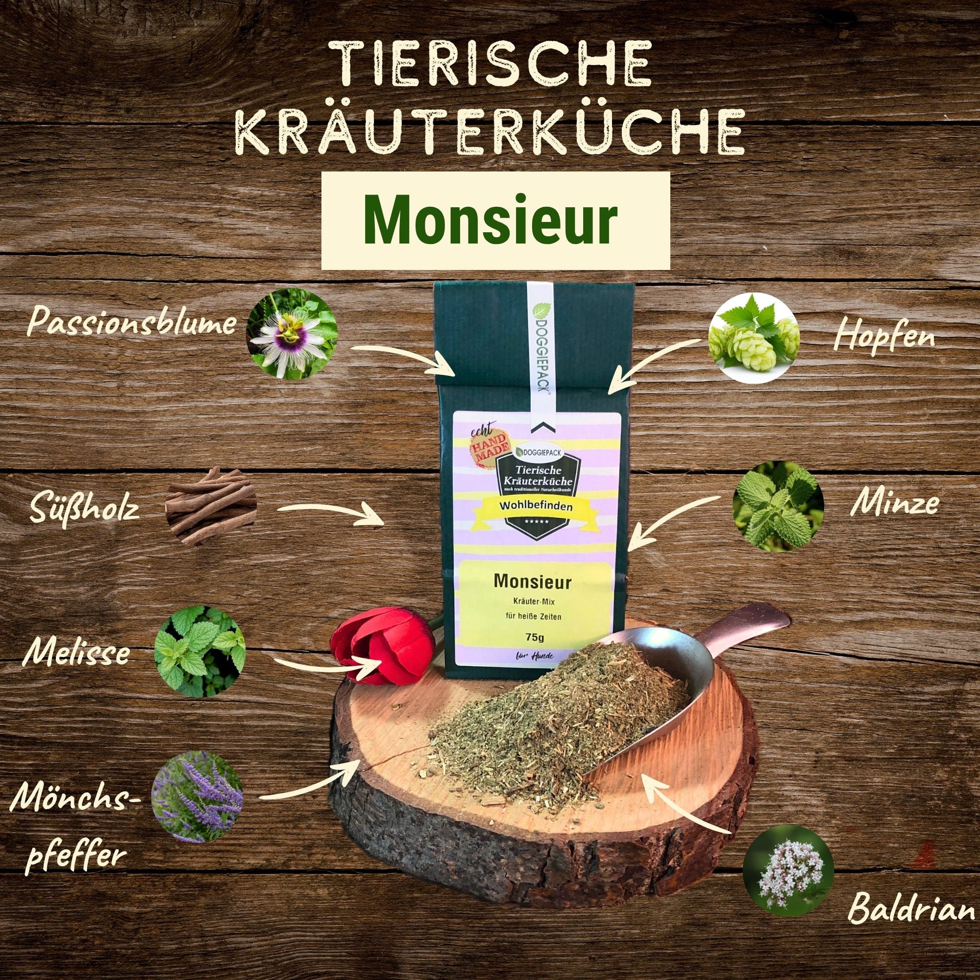 Monsieur - Kräutermix für heiße Zeiten