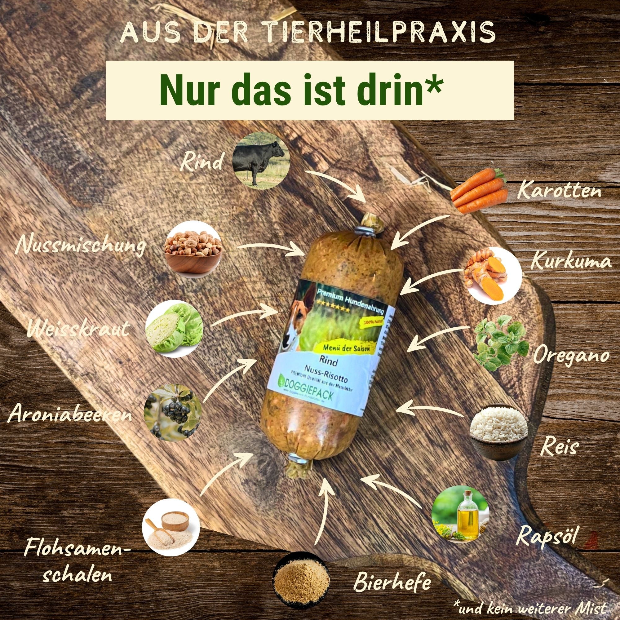 Rind Nuss-Risotto - Komplett BARF Menü