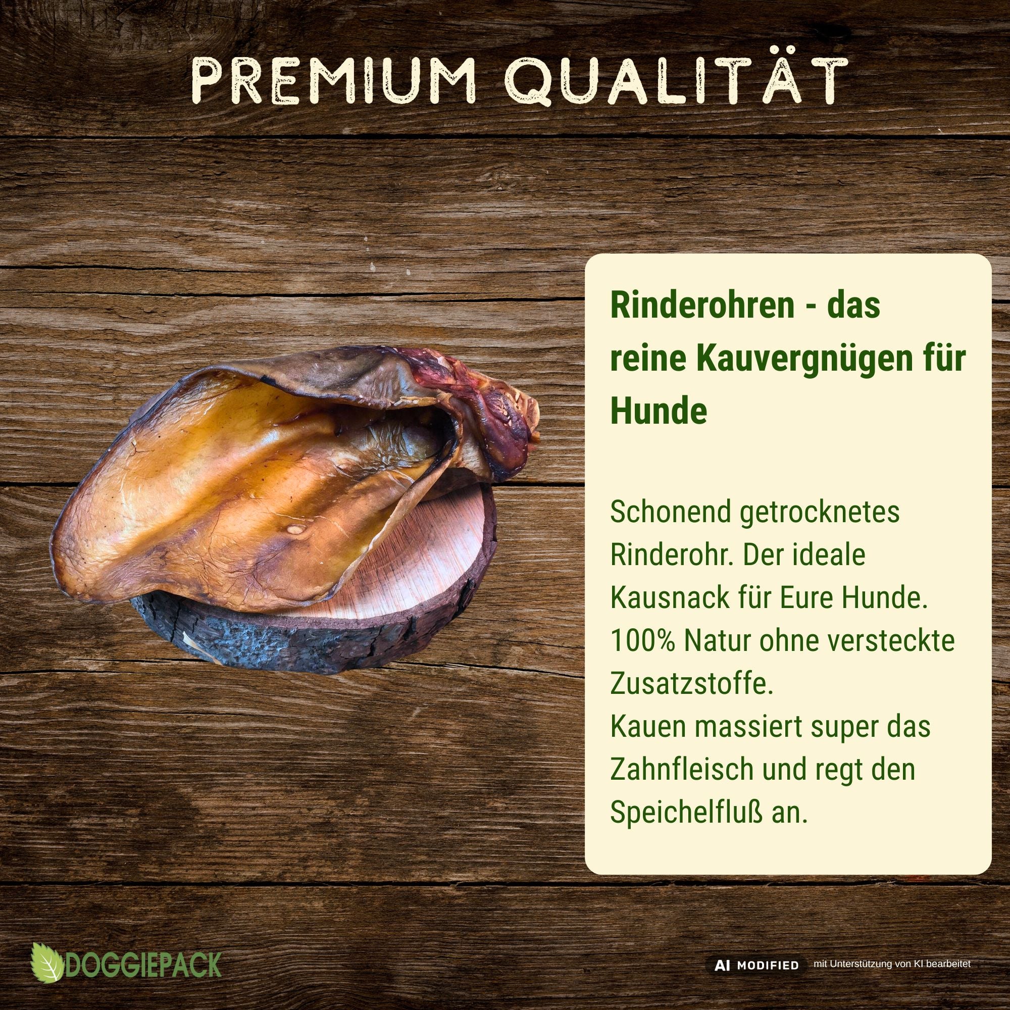 Rinderohr natur