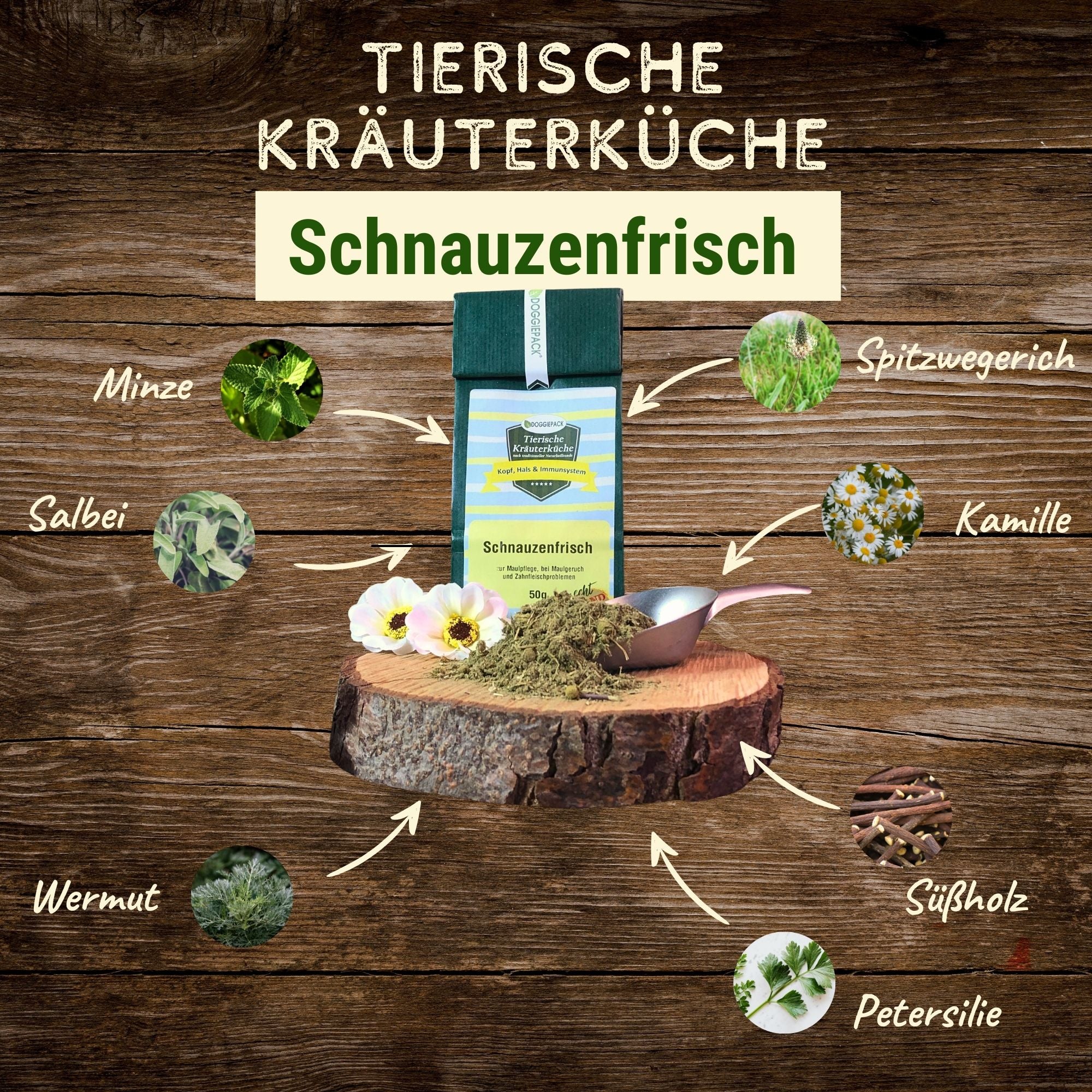Schnauzenfrisch - Kräuter 50g