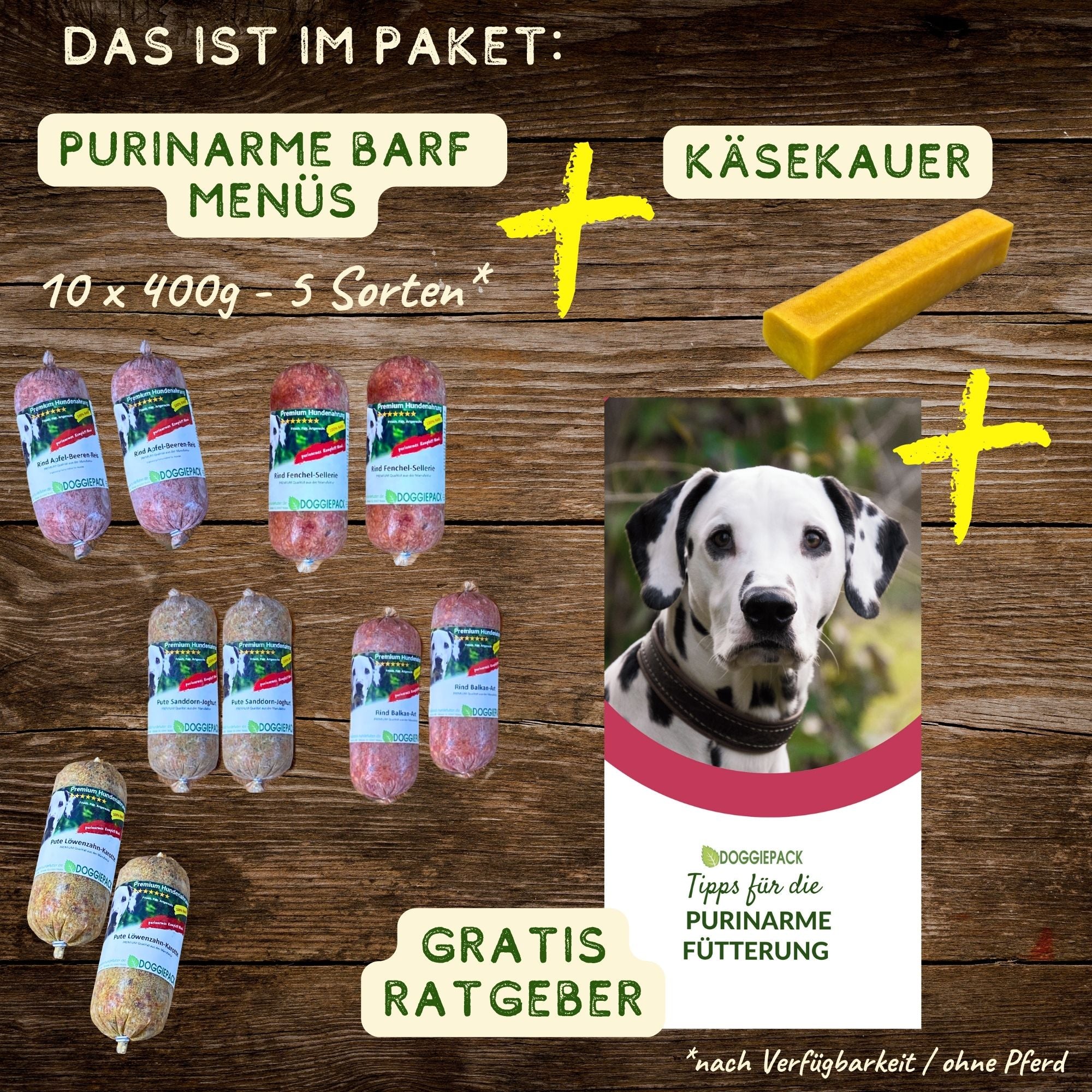 Probierpaket Purinarmes Hundefutter