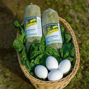 Huhn mit Spinat & Ei