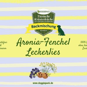 Leckerlies Backmischung Aronia-Fenchel – B-Ware
